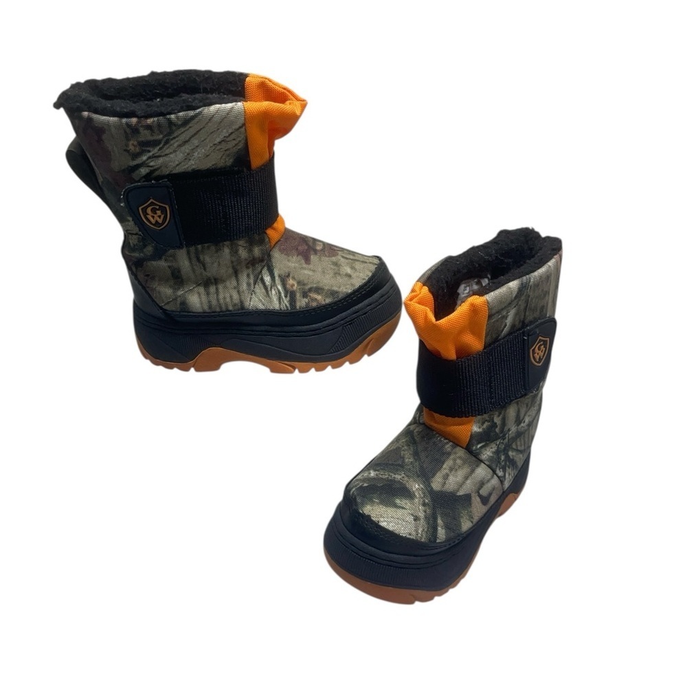 Game Winner Camo Toddler Hunting Rain Winter Boots size 7